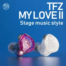 TFZ MY LOVE II Hifi наушники высокого качества бас двойной цепи Графен драйвер шумоподавления наушники со съемным кабелем