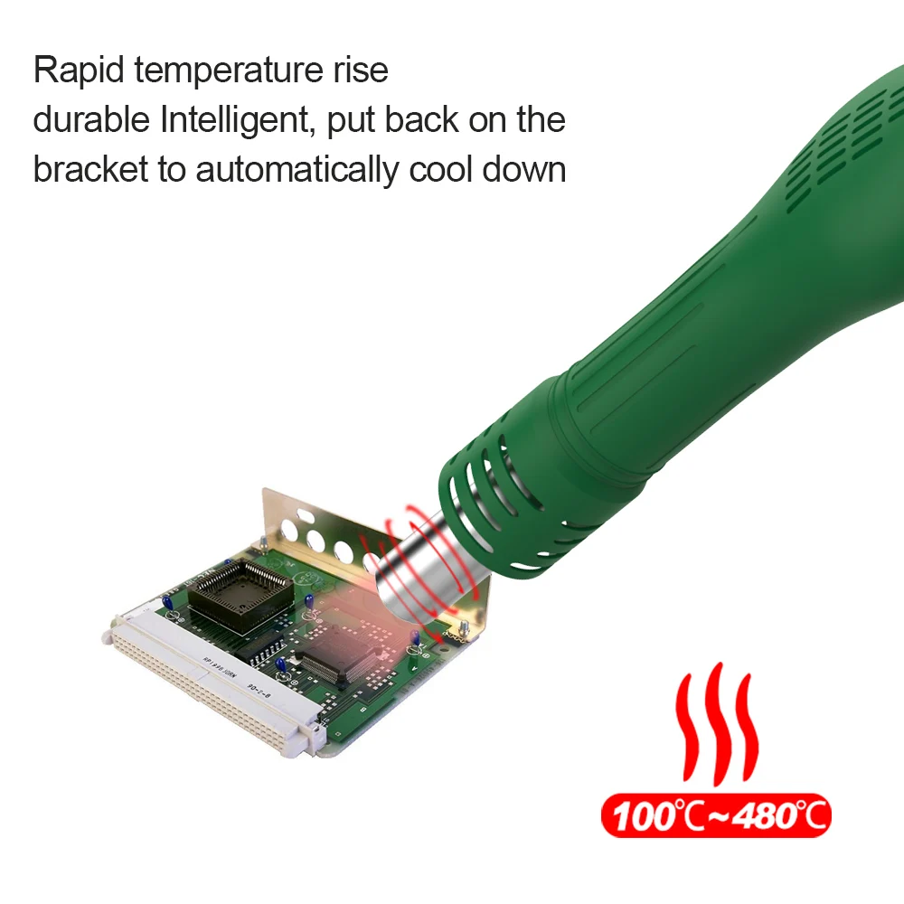 BESTOOL 878D 700 Вт Тепловая пушка PCB SMD паяльная станция с паяльником для ремонта
