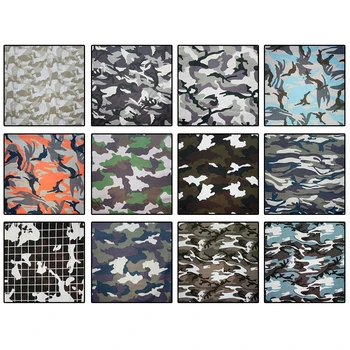 

90*150cm Camouflage Prints Camo Fabric Polyester Cloth For Clothing Bags Quilting 75D*150D Yarn Count