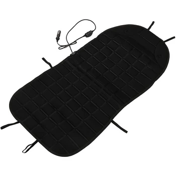 

NEW-Car Heated Seat Cover Cushion Hot Warmer - 12V Heating Warmer Pad Cover Perfect for Cold Weather and Winter Driving, 2PCS