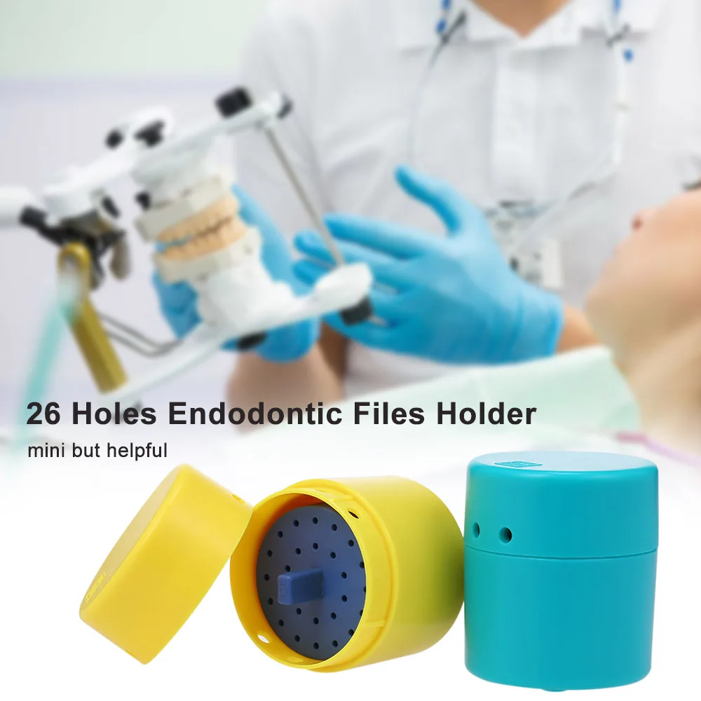 Коробка для эндодонтических инструментов 26 отверстий коробка для эндодонтических инструментов держатель для стоматологических для использования в лаборатории оборудование стенд