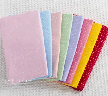 

50*150cm Dots DIY Cloth cotton fabric tela algodon telas algodon baumwolle stoff tela de algodon liverpool fabric pagne