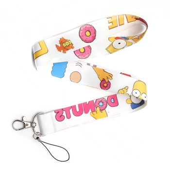 

CA250 Wholesale 20pcs/lot New Fashion Anime Lanyard Key Strap for Phone Keys Cartoon Lanyards ID Badge With Key Ring Holder