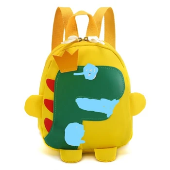 

School Bag Backpack for Children Cartoon Animal Dragon Children's Backpack Zipper Soft School Bags