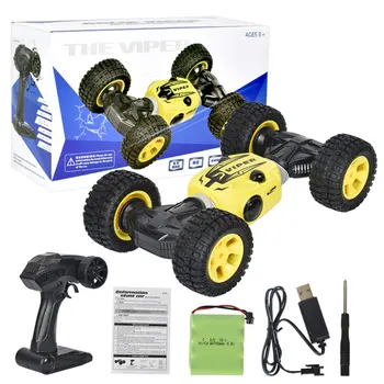 

9901 1:16 2.4Ghz 4WD Remote Control Car One Key Transformation Double Sided Flip RC Twisting Car Off Road Vehicle Toys