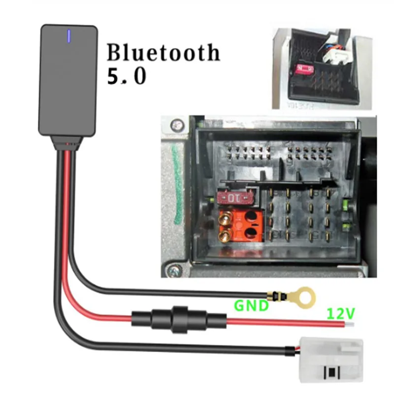 Chelink Автомобильный Bluetooth Aux кабель адаптер для RCD210 RCD310 RCD510 RNS310 RNS315 RNS510 RNS810 беспроводной Bluetooth музыкальный приемник