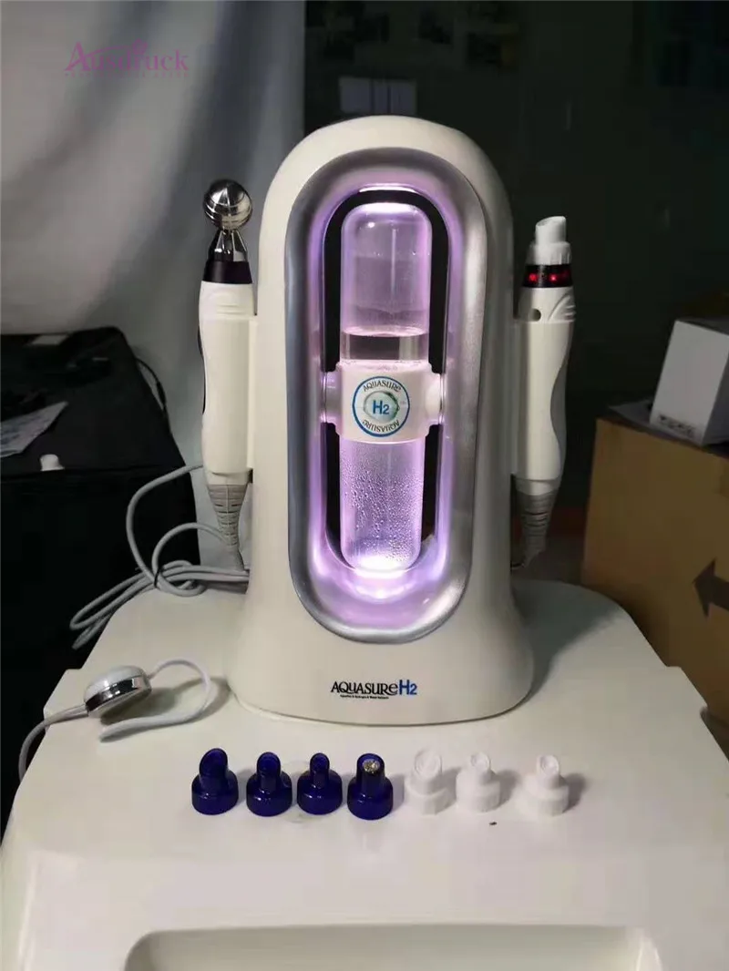 Home Care Aqua Peeling 7color led Microcurrent Bio massage roller Machine Skin Care Home Similar Abeluna machine