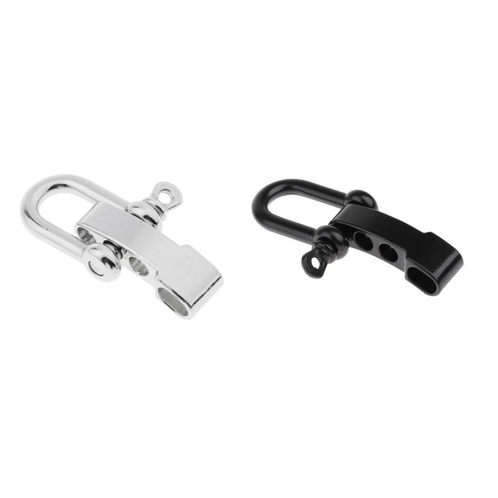 Alloy Adjustable D Type Shackle Buckle for Survival Paracord Bracelet | Спорт и развлечения