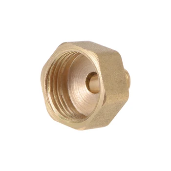 

uxcell Brass Threaded Pipe Fitting 1/8NPT Male x 1/2NPT Female Hex Bushing Adapter 21mm Length
