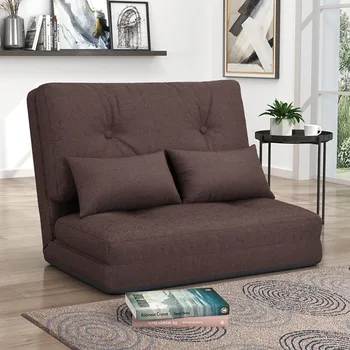 

Convertible Sofa Bed Folding & Down Recliner Couch With Arm Chair Sleeper Leisure Recliner Lounge Couch (Double sofa bed)