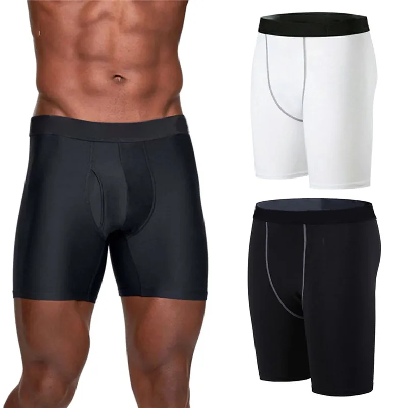 

Snug Fit Breathable Men Compression Shorts Running Tights Men Quick Dry Gym Fitness Sport Running Male Shorts