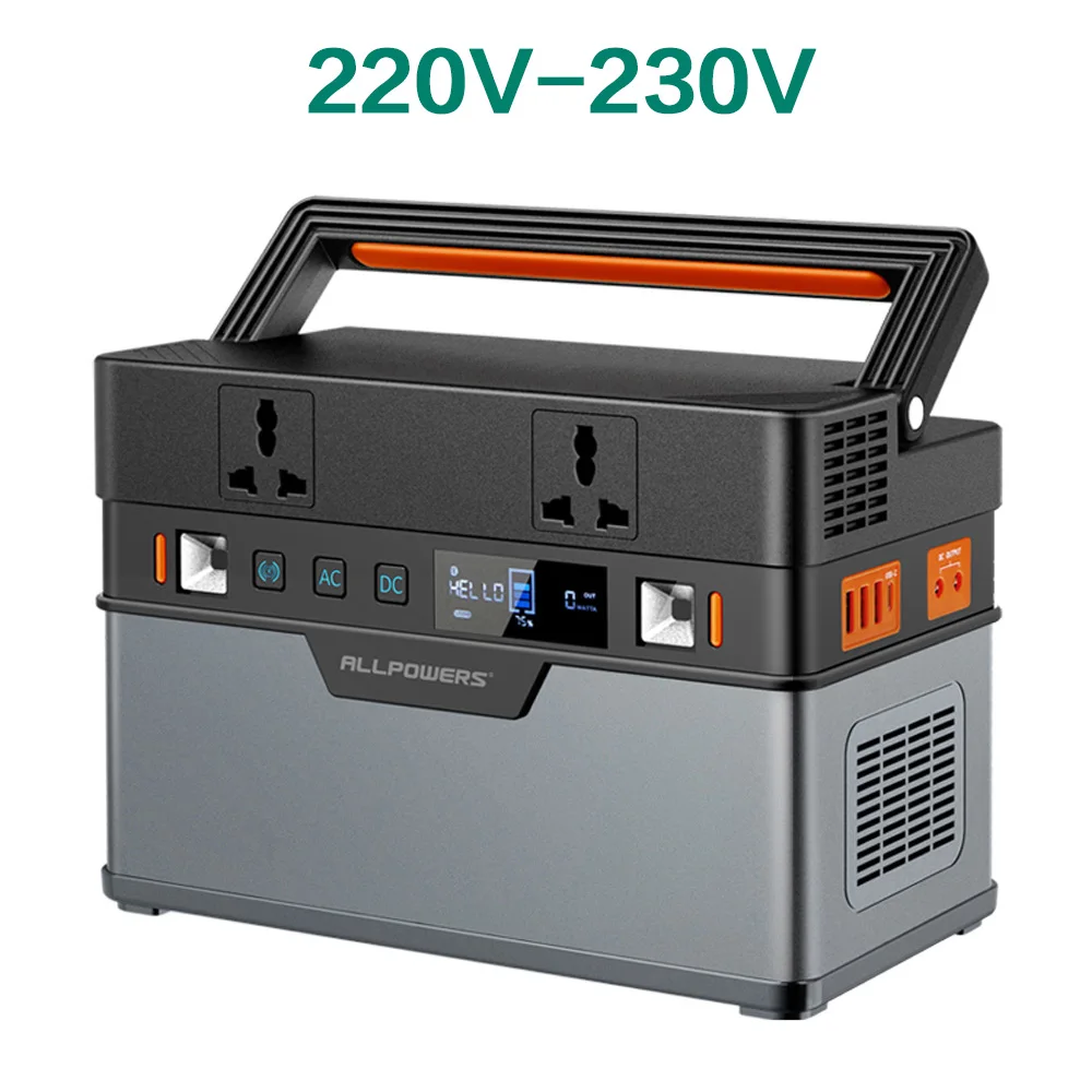 Power Bank 78000mAh/288Wh Portable Solar Generator 220V AC Charge for Cell Phones Tablet Laptop Drone TV Projector Ice Box etc. | Мобильные