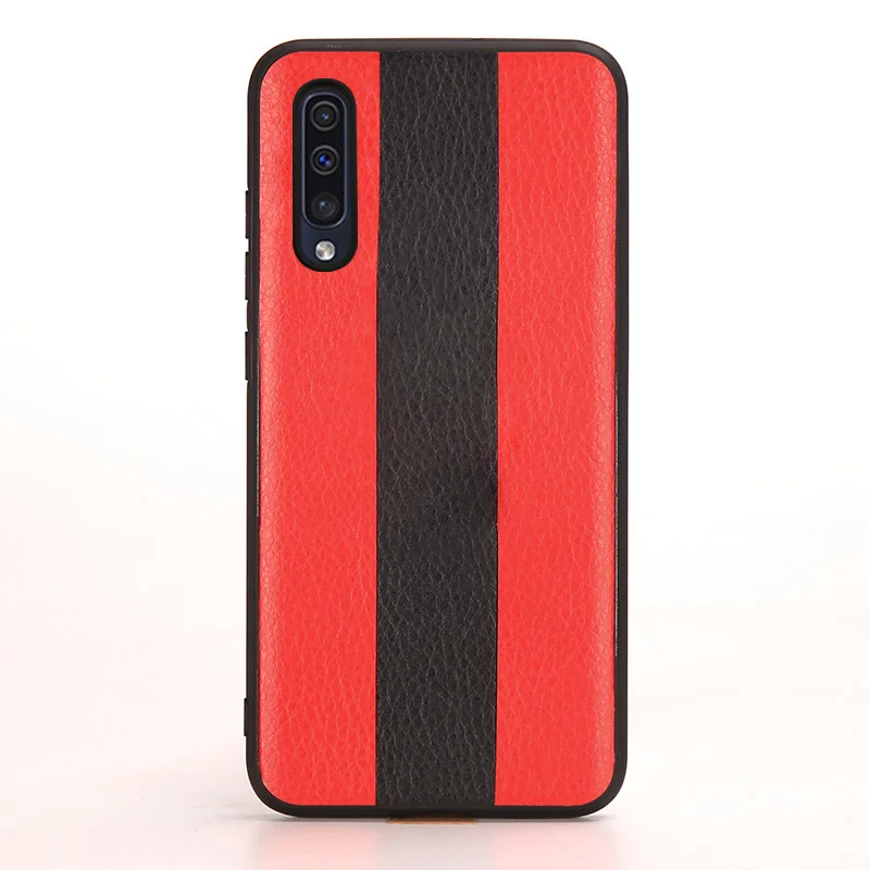 Красный Роскошный автомобильный чехол для телефона для samsung S10 плюс S7 S8 S9 Note 8 9 A5 J5 J7 A7 A8 J6 A70 A50 A40 A30 модный TPU Мягкий край - Цвет: Красный