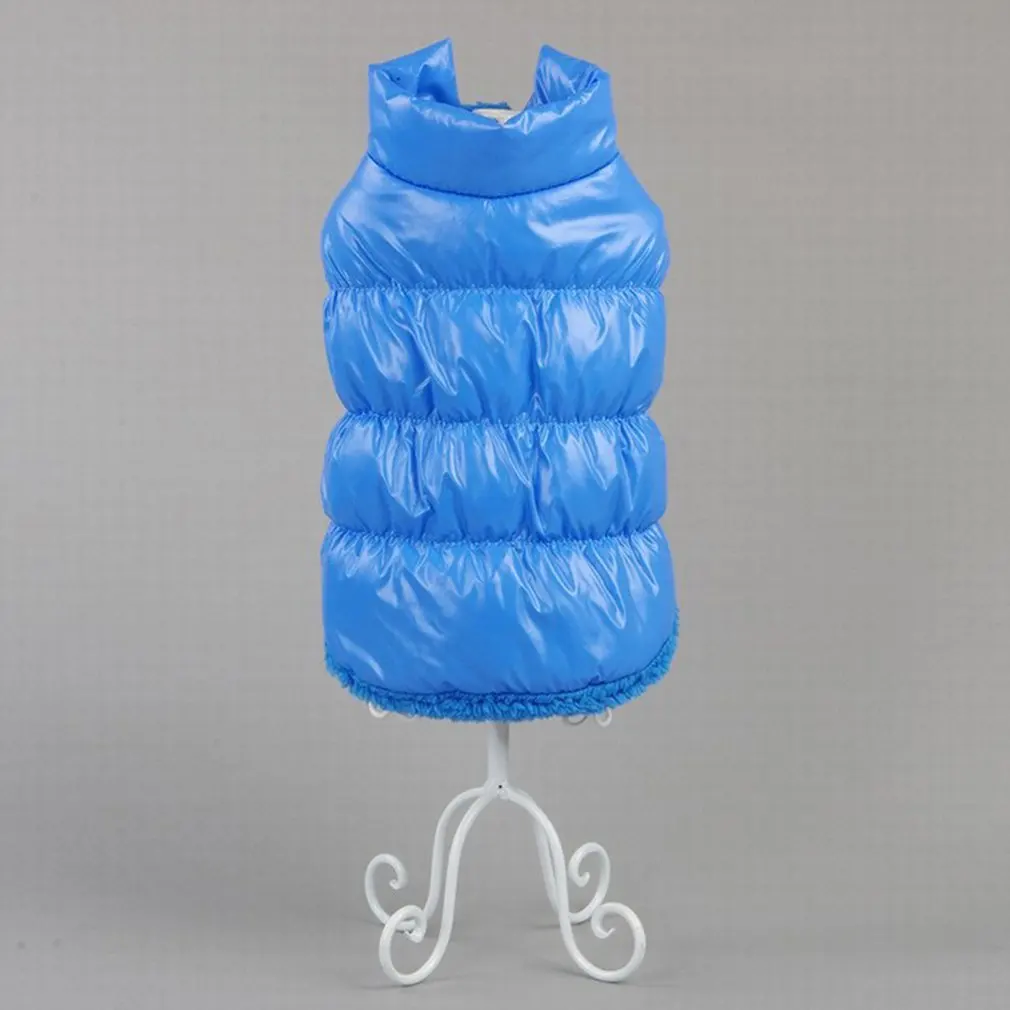 Pet Autumn Winter Warm Vest Coat for Small Medium Dogs Puppy Down Jacket Hoodies Cosmic Landscape - Color: White