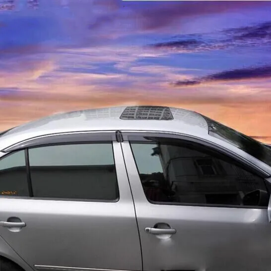 Для Skoda Octavia- автомобиля Водонепроницаемая Декоративная полоса солнцезащитный козырек модифицированное Окно Дождь бровей 4 шт