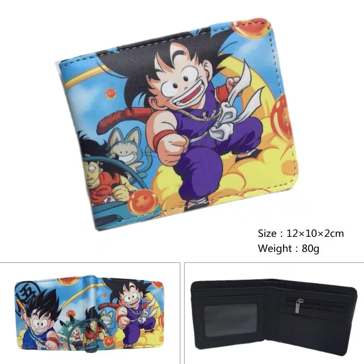 Аниме Dragon Ball Z кошелек Dragon Ball Супер броли мультфильм короткий кошелек мужской кошелек с монетницей подарок - Цвет: CC