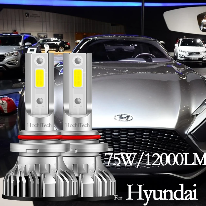 for Hyundai Accent Elantra Sonata Ioniq I10 I20 I30 I40 Veloster  High Beam Low Beam Headlight Bulbs Led Fog Light H1 H7 H11
