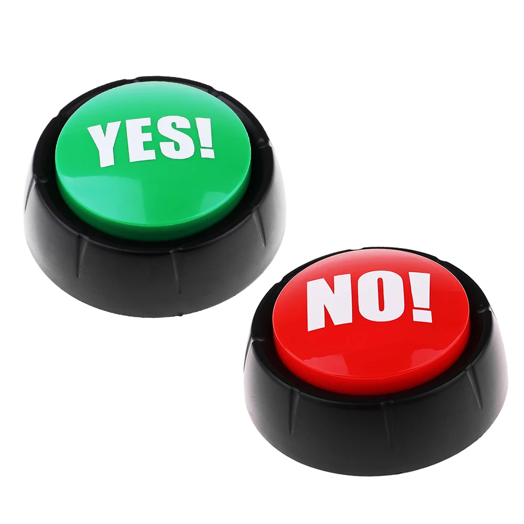 Buzzer Button "NO"&''YES'' Gag Gift Family Friends And Co-Workers Party Game