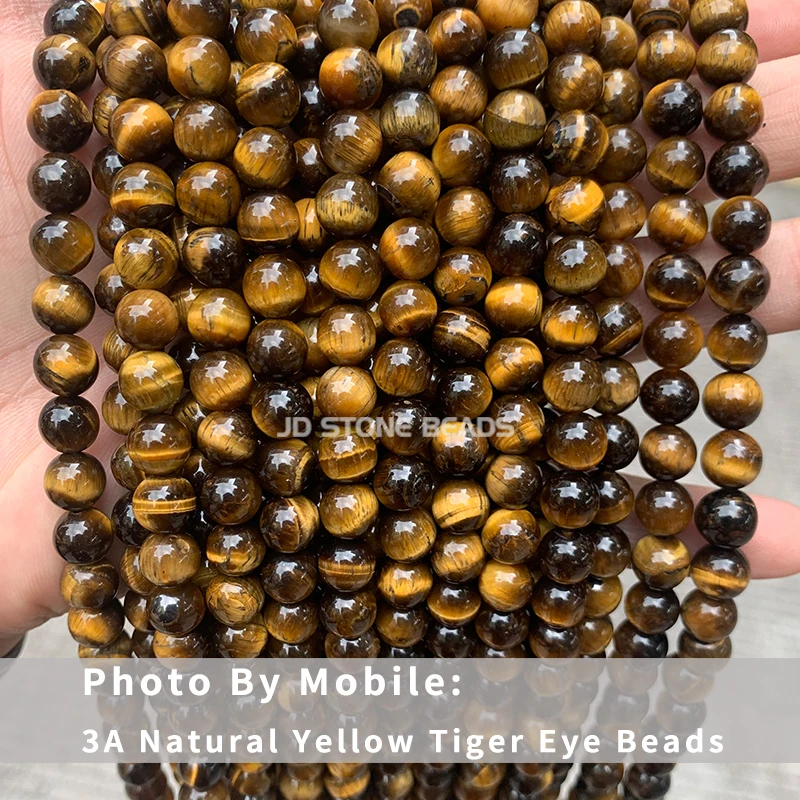 Yellow Gemstone Handmade Beads for jewellery making 13 Natural Yellow Tiger's Eye Rectangle Beads 4x7 mm High quality DIY beads supply