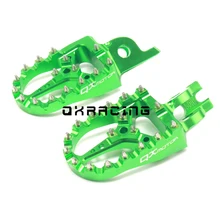 ЧПУ Заготовка MX подножки подставки педали подножки для KX KLX KXF KX250F 2006- KX450F 2007- KLX450R 2008-2013