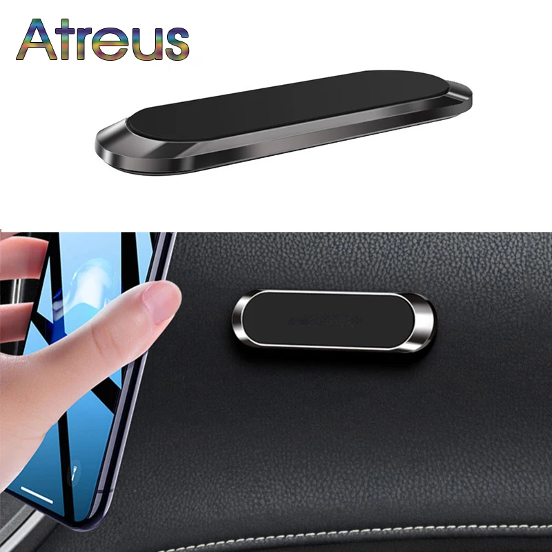 

mini Strip Shape Magnetic Car Phone Holder For Toyota Avensis CHR Rav4 Audi Q5 A6 C7 Lifan X60 Renault Captur Ford Mondeo Kuga