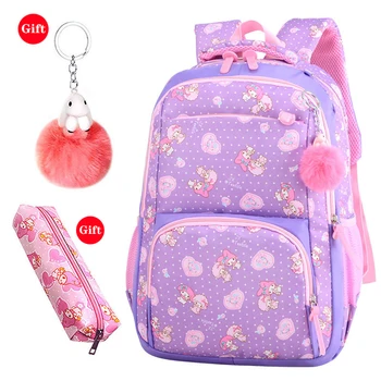 

School Backpack for Girls Sweety Adorable Large Capacity Well Organized Compartment Zipper Light School Bags for Girls Schoolbag