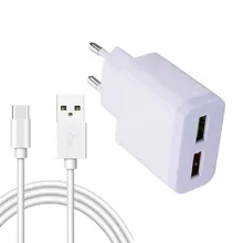 Настенное зарядное usb-устройство кабель для samsung Galaxy A50 S10 S9 S8 плюс S10E Примечание 10 pro 9 8 A40 A70 A50 A90 A30 A20 5V 2A Зарядное устройство адаптер