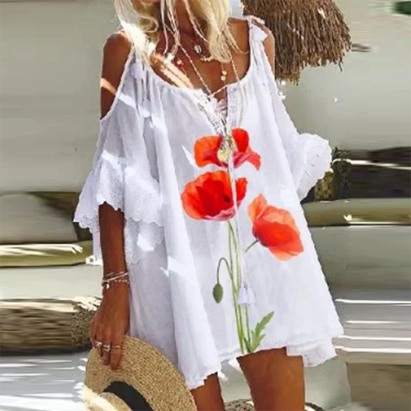 2021 женские сексуальные платья с открытыми плечами платье трапециевидной формы