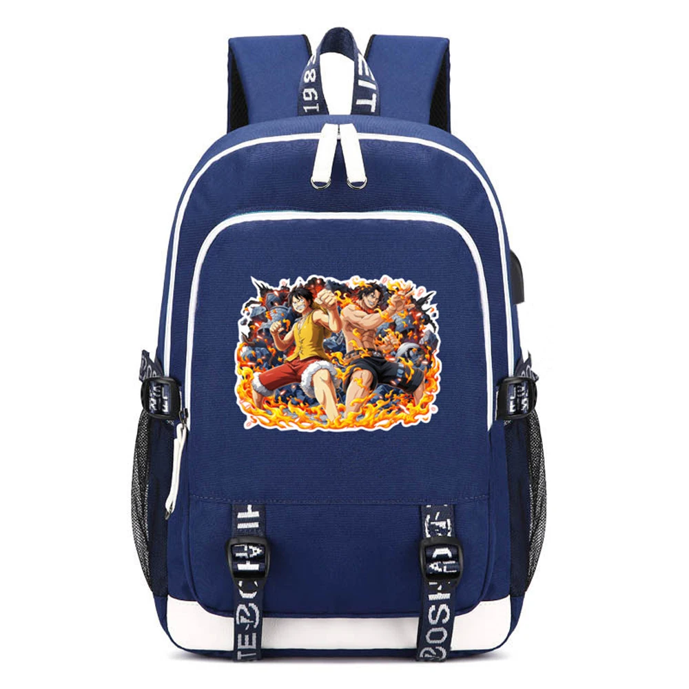 One piece Аниме Bookbag Monkey D. Luffy Cos женский рюкзак Оксфорд школьные сумки для девочек-подростков унисекс дорожная сумка Rugzak