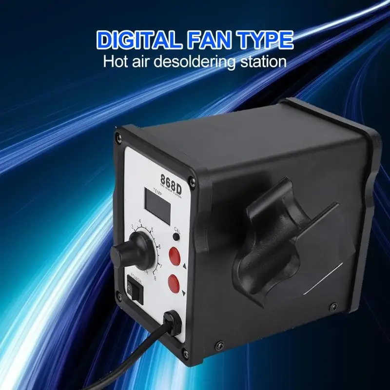 868D 110V Welding Station Soldering Station Digital Display LED Display Screen Long Service Life Rework Stand Soldering Iron
