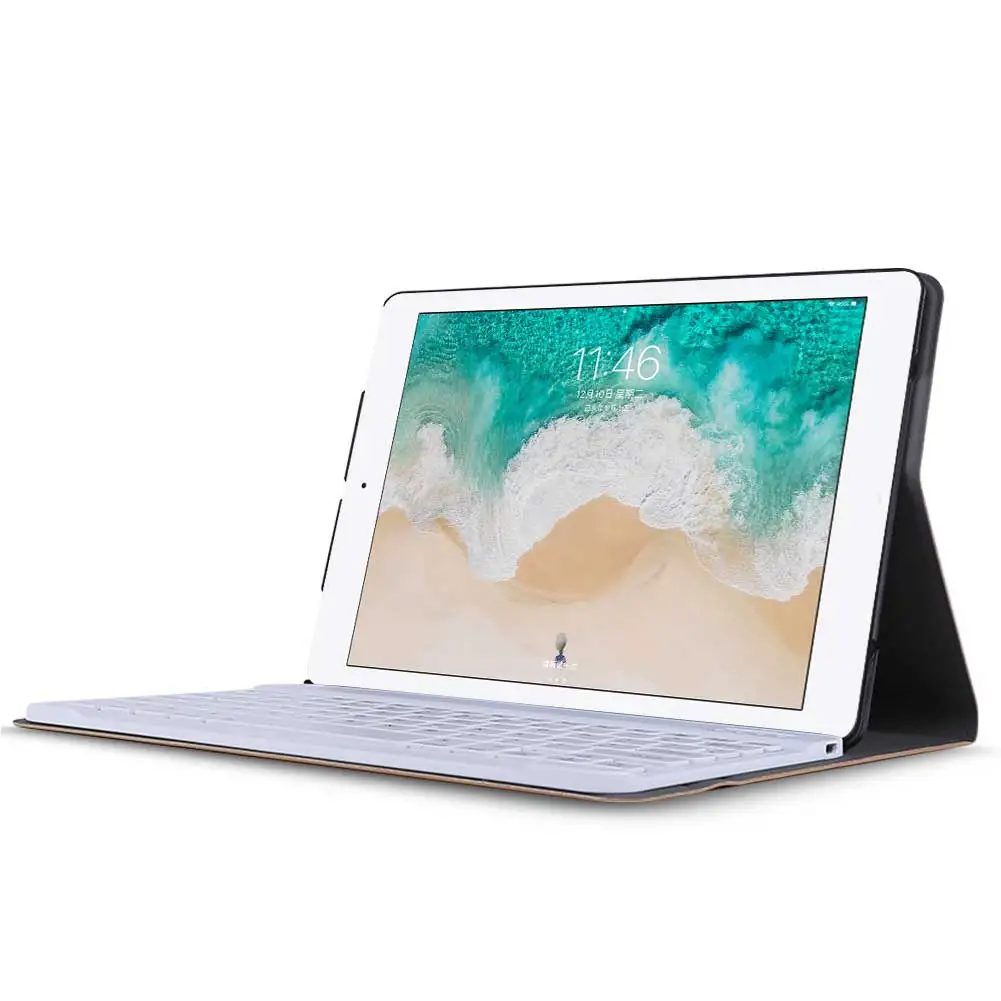 Беспроводная клавиатура подставка чехол для iPad 10,2 дюймов из искусственной кожи флип-чехол для планшета для iPad Air Pro 10,5 дюймов корпус клавиатуры Чехол