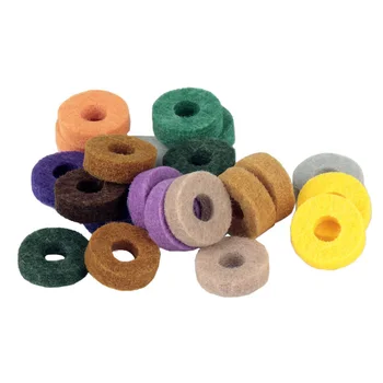 

20pcs Pad Cymbal Felt Washer Stand Sleeves Instrument Drum Accessories Thick Hi Hat Reduce Vibration Scratchproof