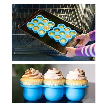 

Baby Food Container Silicone Fruit Ice Tray Mold Storage Box Freezer Crisper Fruit Popsicle Ice Cream Mold for Wine Bar Drinking