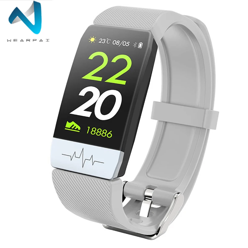 Wearpai Q1S кровяное давление запястье Монитор сердечного ритма ЭКГ в реальном
