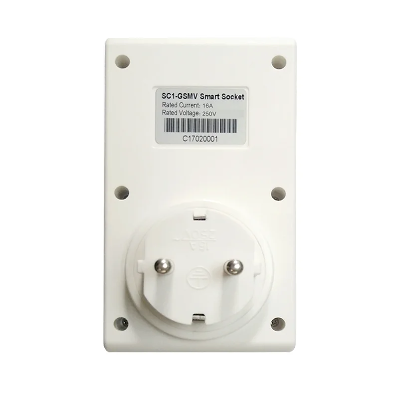 16A GSM Socket Outlet Remote Control Power Switch Temperature Sensor Smart Home Relay Controller SMS App Garage Door Gate Opener