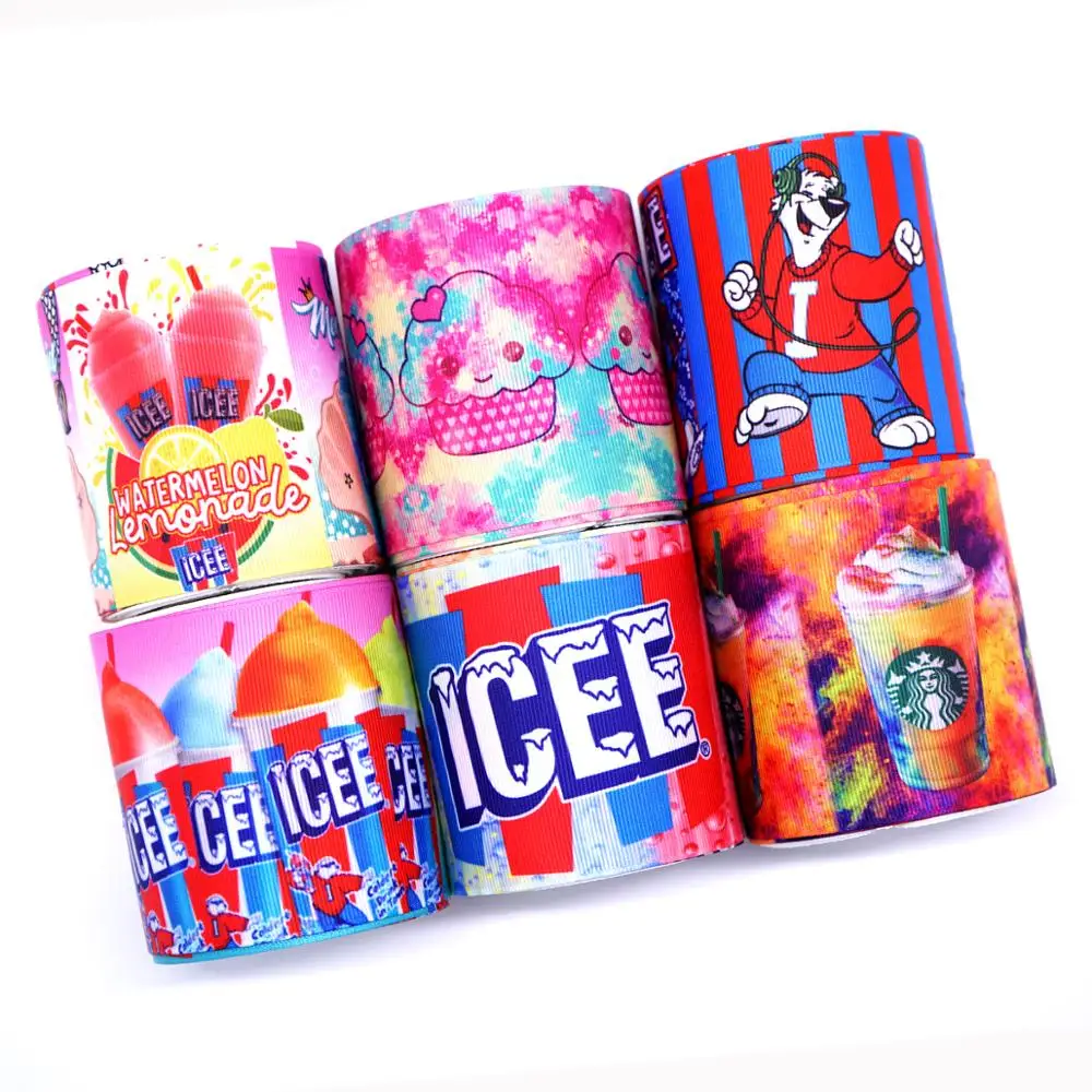 

Free shipping 2019 new arrival ribbons Hair Accessories ribbon 10 yards printed grosgrain ribbons 31478