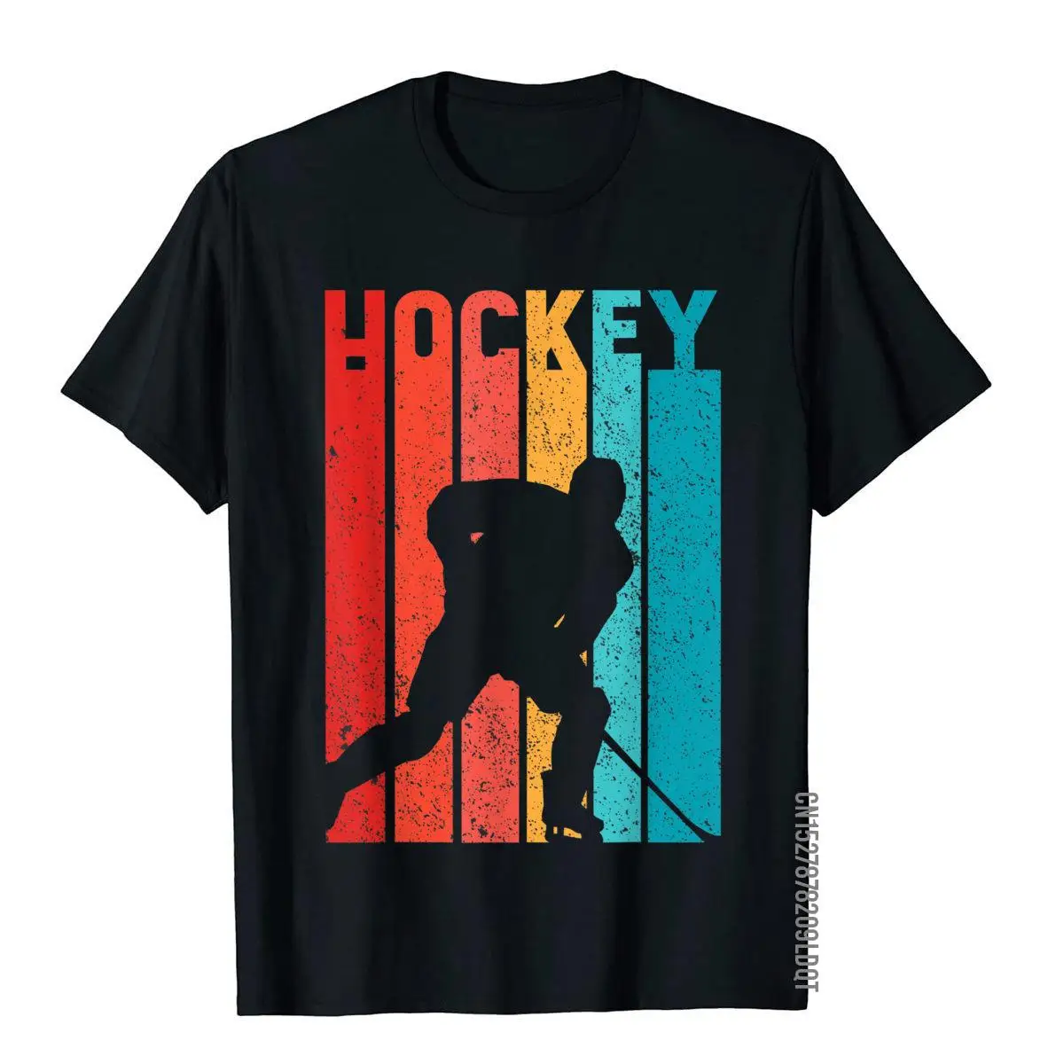 Hockey Shirts Men Boys Vintage T-Shirt__B6539black