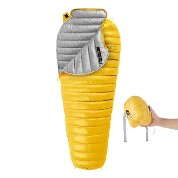 

Camping Sleeping Bag Ultralight Portable Compact Goose Down Autumn Winter Keep Warm Waterproof Hiking Outdoor Sleeping Bag C14