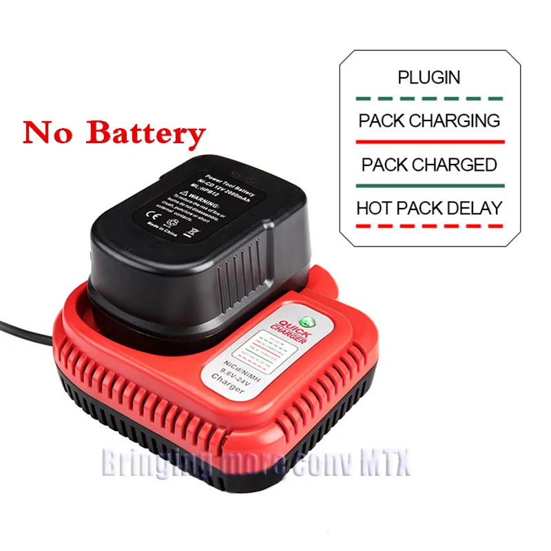 NEW NI-CD/NI-MH Battery Charger For Black&Decker 9.6V 14.4V 18V 20V battery  Electric Drill Screwdriver Tool Battery Accessory - AliExpress