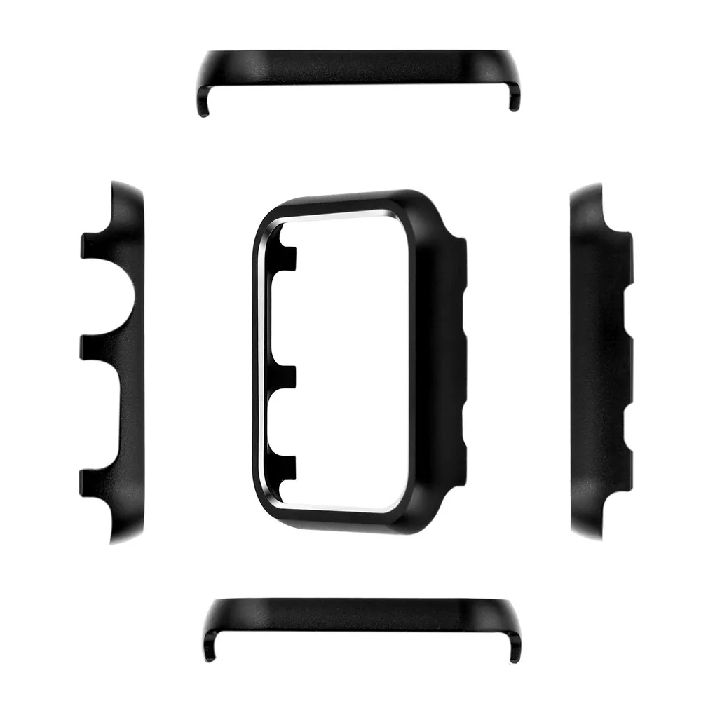 Для Apple Watch Series 5 4 3 2 1 металлический корпус жесткая защитная рамка бампер крышка для iWatch 40 мм 44 мм 38 мм 42 мм оболочка аксессуары