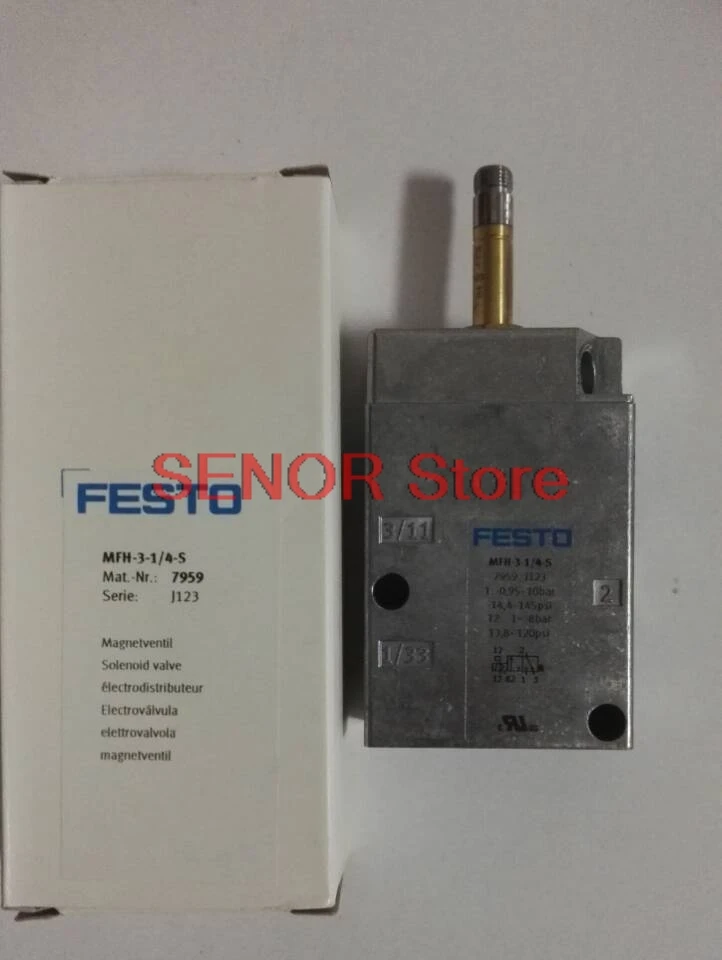

Совершенно новый оригинальный электромагнитный клапан MFH-3-1/4-S 7959 без катушки