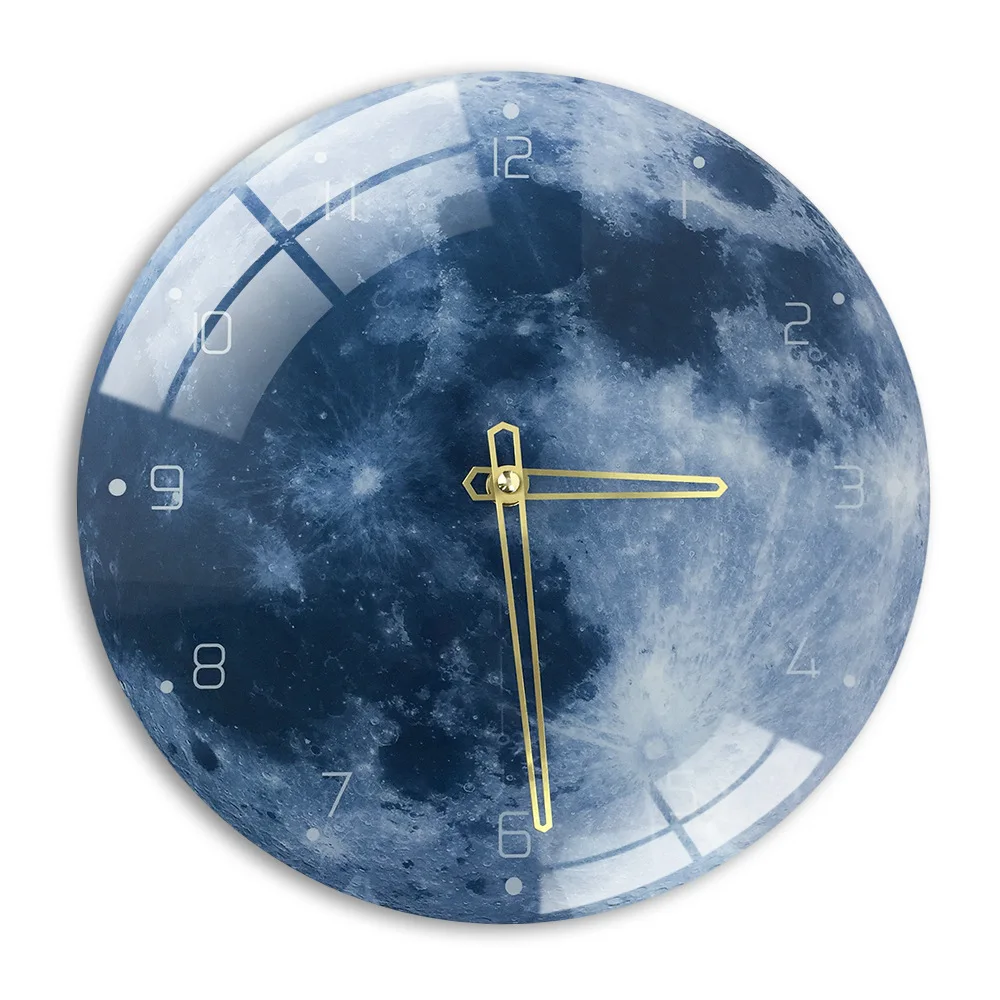 

Nordic Marble Wall Clock Modern Minimalist Bedroom Art Clocks Personality Creative Living Room Fashion Wall Watch Home Decor