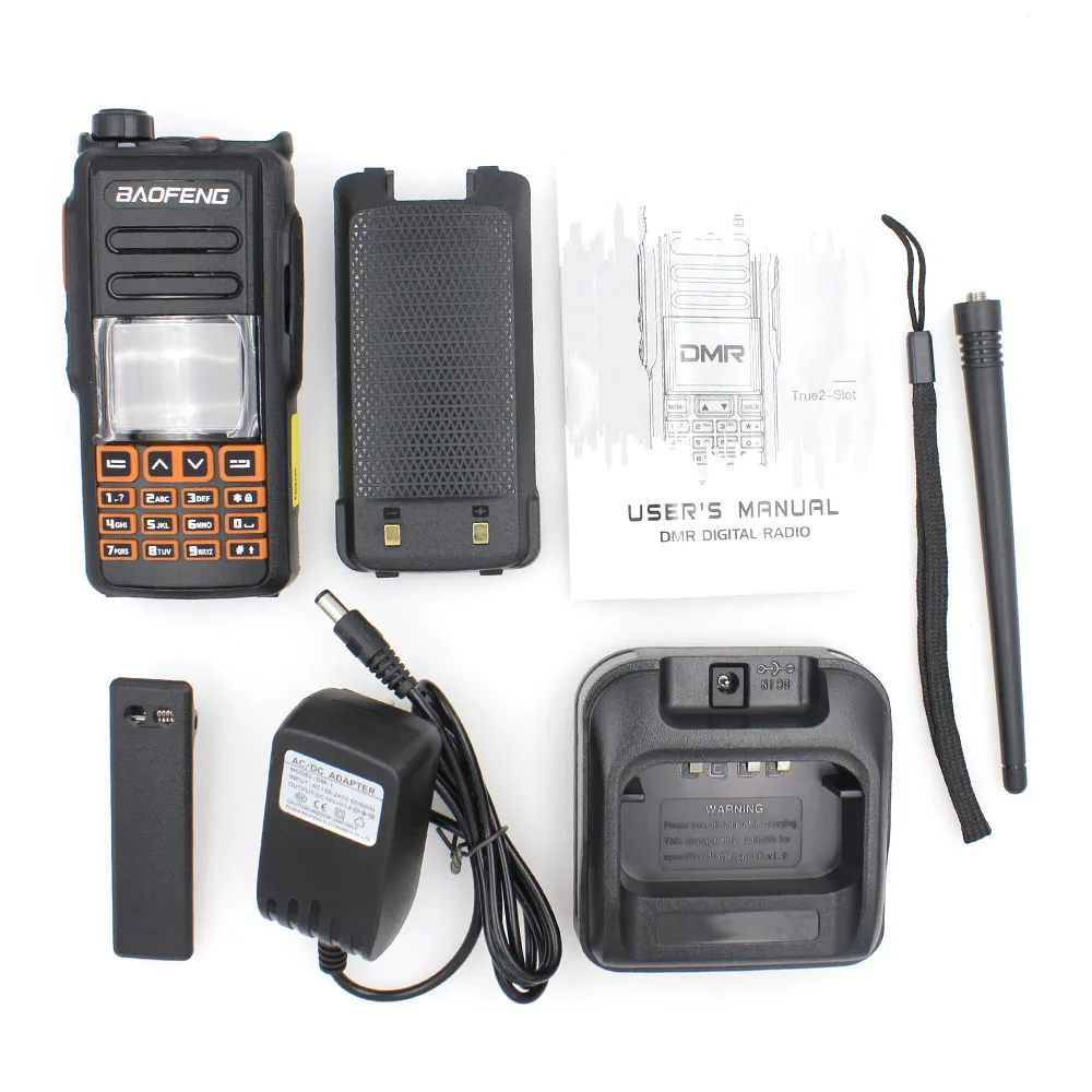 BaoFeng UHF VHF двойной бренд DMR DM-760 Tier 1& 2 Dual Time slot цифровая/аналоговая рация с gps uppgrade DM-1701