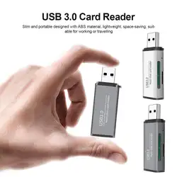 2 в 1 портативный USB 3,0 мульти считыватель карт памяти для TF SD микро-sd SDXC SDHC карты 512 г для планшетов компьютер, ноутбук, лептоп Настольный