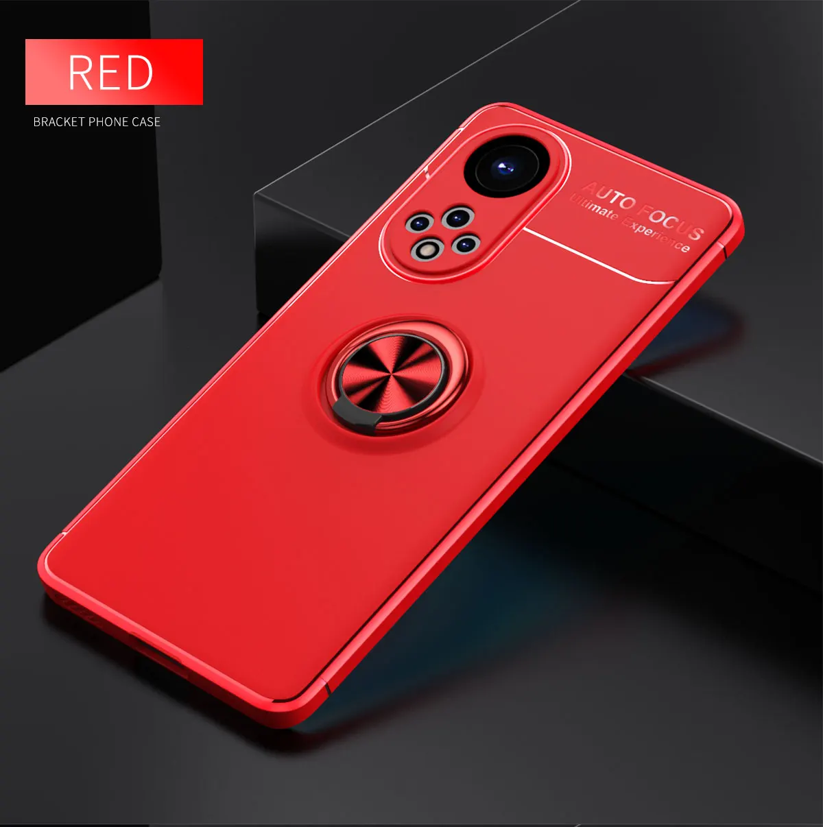 Shockproof Phone Case For Honor 50 Pro SE Paly5t Luxury Car Magnetic Ring Stand Back Cover For Huawei P50 P40 Pro Nova 8 Funda