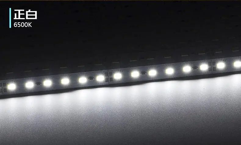 SMD 5630 Led бар алюминиевая печатная плата IP20 не водонепроницаемый 0,5 м светодиодная жесткая полоса 36led/0,5 м DC 12 В для украшения витрины