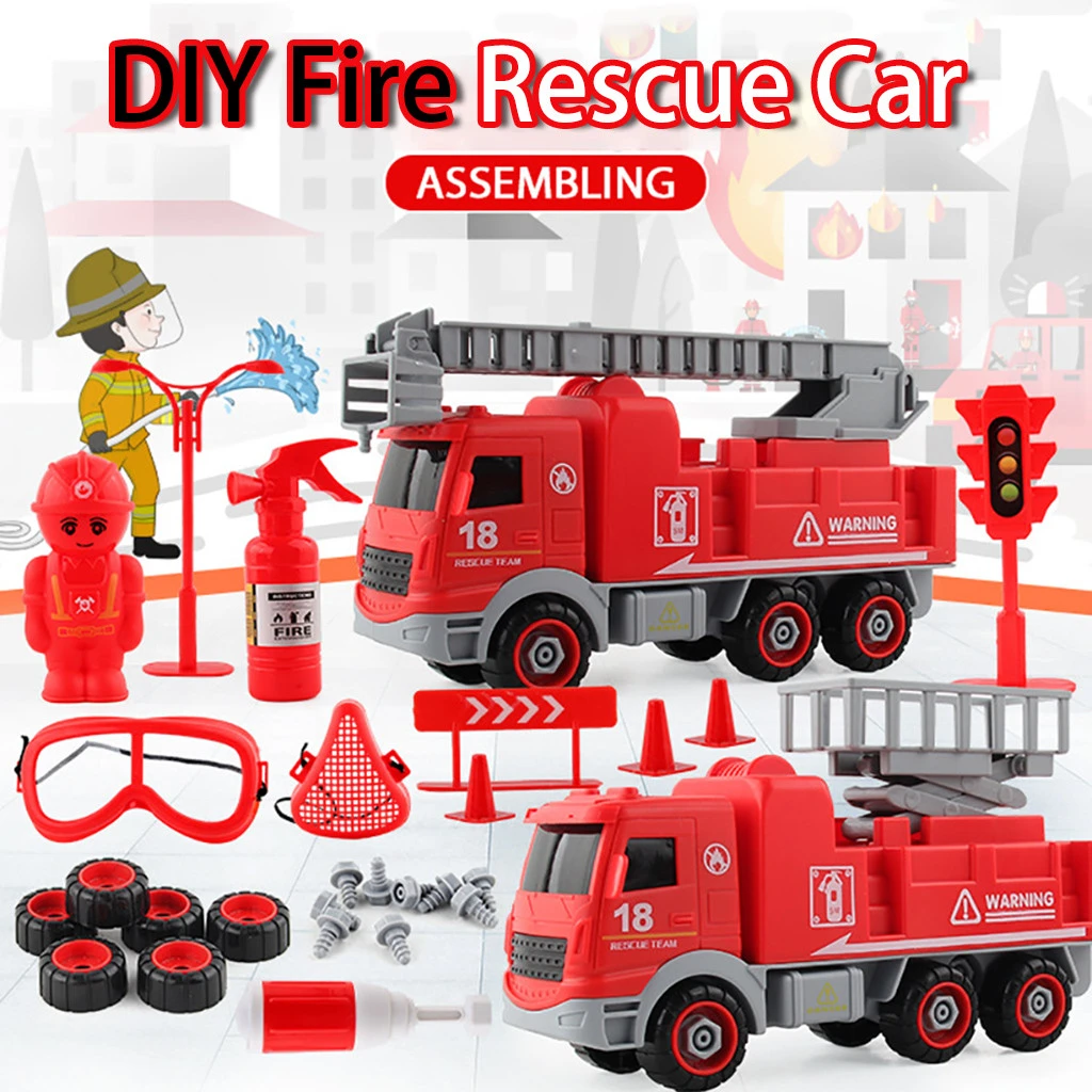 fire rescue toy truck