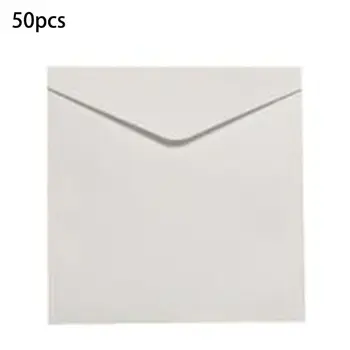 

50pcs Invitation Envelopes for Weddings, Baby Showers, Parties，Graduations 6.5 x 6.5 Inches