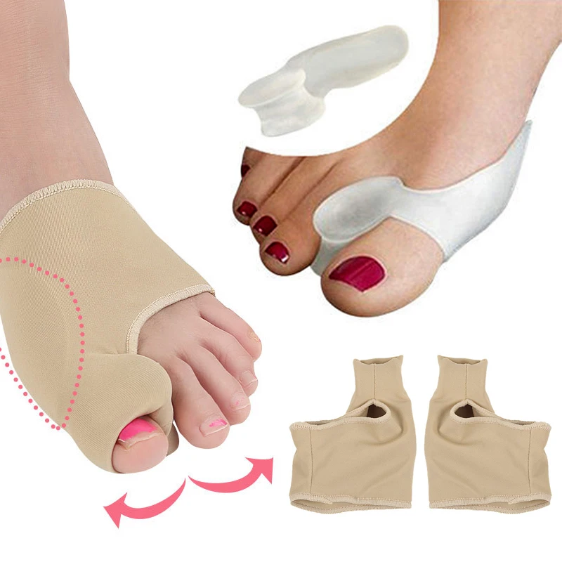 Toe Separator Hallux Valgus Bunion Corrector Pad Pedicure Socks Pain Relief Bone Thumb Straightener Anti Rubbing Shoes Stickers