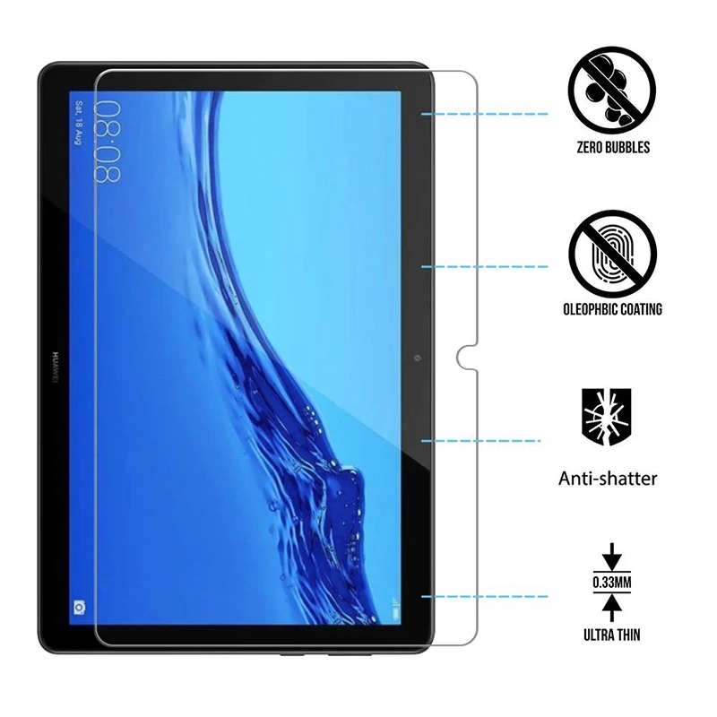 huawei mediapad t5 10.1 screen protector huawei mediapad m5 lite 10 screen protector huwei M5 T5 tempered glass screen protector (1)